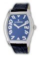 Le Chateau Men's 7012M-BL Date and Arabic Numerals with Leather Band Watch