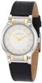 Pierre Petit Women's P-799C Serie Laval Two-Tone Stainless-Steel Case Black Leather Watch