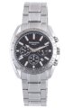 Rudiger Men's R1000-04-007 Dresden Black Luminous Dial Solid Steel Chronograph Tachymeter Watch