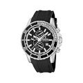  Festina Men's Stainless Steel Rubber Strap Black Dial Chronograph Watch F165611