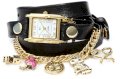 La Mer Collections Women's LMHCW2005 Viva Las Vegas Charm Watch