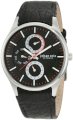 Johan Eric Men's JE4002-04-007 Streur Black Dial Leather Watch