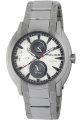 Police Men's PL-12534JS/04M Independence White Dial Stainless Steel Band Watch
