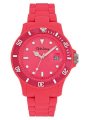 Tekday Women's 653012 Pink Dial Plastic Strap Date Sport Watch