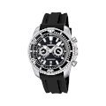  Festina Men's F16574/4 Black Polyurethane Quartz Watch with Black Dial