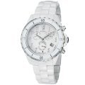 Grovana Men's White Ceramic Quartz Chronograph Watch 4001.9183