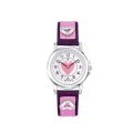 Certus Kids' 647514 Purple Nubuck Heart Bracelet Analog Quartz Watch