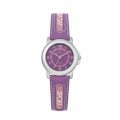 Certus Kids' 647406 Purple Calfskin Leather Analog Quartz Watch