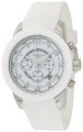 K&Bros  Unisex 9445-2 C-901 Sport Ceramic Chronograph White Watch