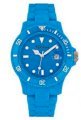 Tekday Men's 653015 Blue Dial Plastic Strap Date Watch