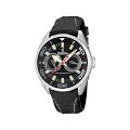  Festina Men's Multifunction F16572/4 Black Leather Quartz Watch with Black Dial