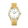 Certus Men's 617011 Classic Gold Tone Stainless Steel White Dial Date Watch