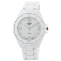 Golden Classic Women's 2187-white "Seafaring Daydream" Mother Of Pearl Dial Tachymeter Bezel Metal Watch