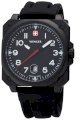 AeroGraph Cockpit Men's Watch with Black Rectangle Dial and Black PVD Case from Wenger®