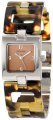 Pedre Women's 2860SX Silver-Tone with Tortoise Shell Resin Link Watch