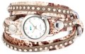 La Mer Collections Women's LMSW5007 Army Snake Bali Studs Wrap Watch