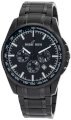 Pierre Petit Men's P-786F Serie Le Mans Black PVD Bracelet Chronograph Tachymeter Watch
