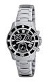 Wenger Women's 70746 Sport Elegance Chrono Black Dial Steel Bracelet Watch