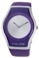 Police Women's PL-12096JS/04A Sphere Silver Dial Purple Leather Watch