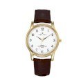 Certus Men's 612244 Classic Analog Brown Leather Date Watch