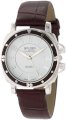 Golden Classic Women's 2186-brown "Ocean Breeze" Tachymeter Inspired Bezel and Leather Band Watch