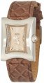 EOS New York Women's 45SBRN Mirage Brown Leather Strap Watch