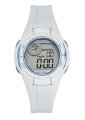 Tekday Women's 655619 Digital White Plastic Band Sport Quartz Watch
