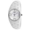 Golden Classic Women's 5144 wht Jelly Jean Rhinestone Plastic Bangle Watch