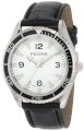 Pedre Women's 0027SKX Sport Large Black and Silver-Tone Watch