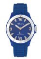 Tekday Men's 652976 Blue Dial Silicone Strap Sport Watch
