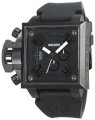 Welder Men's K25-4304 K25 Chronograph Black Ion-Plated Stainless Steel Square Watch