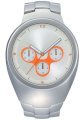 Alessi Unisex AL17010 Arc Chronograph Silver-Tone Strap Watch