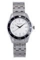 Rudiger Men's R2000-04-001 Chemnitz Black IP Rotating Bezel Silver Luminous Dial Watch