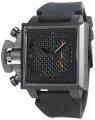 Welder Men's K25B-4704 K25B Chronograph Black Ion-Plated Stainless Steel Square Watch