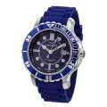  Aquaswiss 96G046 Rugged Man's Quartz Watch Stainless Steel Rubber Strap