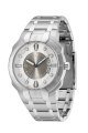 Police Men's PL-13396JS/04M Genesis Silver And Grey Dial Stainless-Steel Date Watch