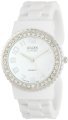 Golden Classic Women's 2301-white "Bangle Jelly" Rhinestone Silicone Watch