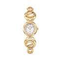 Certus Women's 631656 Gold Tone Brass Bracelet White Dial Watch