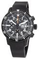 Fortis Men's 638.28.71K B-42 Official Cosmonauts Automatic Chronograph Black Dial Watch