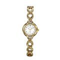 Certus Women's 630904 Classic Gold Tone Brass Crystals White Dial Watch