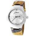 Gattinoni Women's 102679SA13-13A Maia Stainless Steel Logo Dial Textured Leather Watch