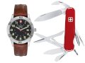 Wenger 69265 Set 72965 Grenadier Swiss Military Watch & 16984 Teton Swiss Army Knife