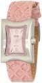 EOS New York Women's 45SPNK Mirage Pink Leather Strap Watch