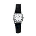 Certus Women's 644335 Classic Quartz Black Calfskin Date Wrist Watch