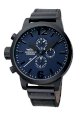  Haemmer Men's HC-27 Giants Black PVD Chrono Blue Dial Watch