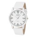 Golden Classic Women's 2146 "American Girl" White Leather Strap Watch