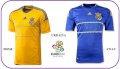 Áo bóng đá Ukraine vàng xanh 