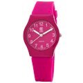 Golden Classic Women's 8127-Pink "Classic Jelly" Bright Rubber Strap Watch