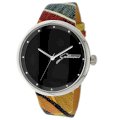 Gattinoni Women's W0159BSSBLK Andromeda Stainless Steel Square Black Diamond Watch