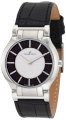 Pierre Petit Women's P-799A Serie Laval Black and Silver Dial Genuine Leather Watch